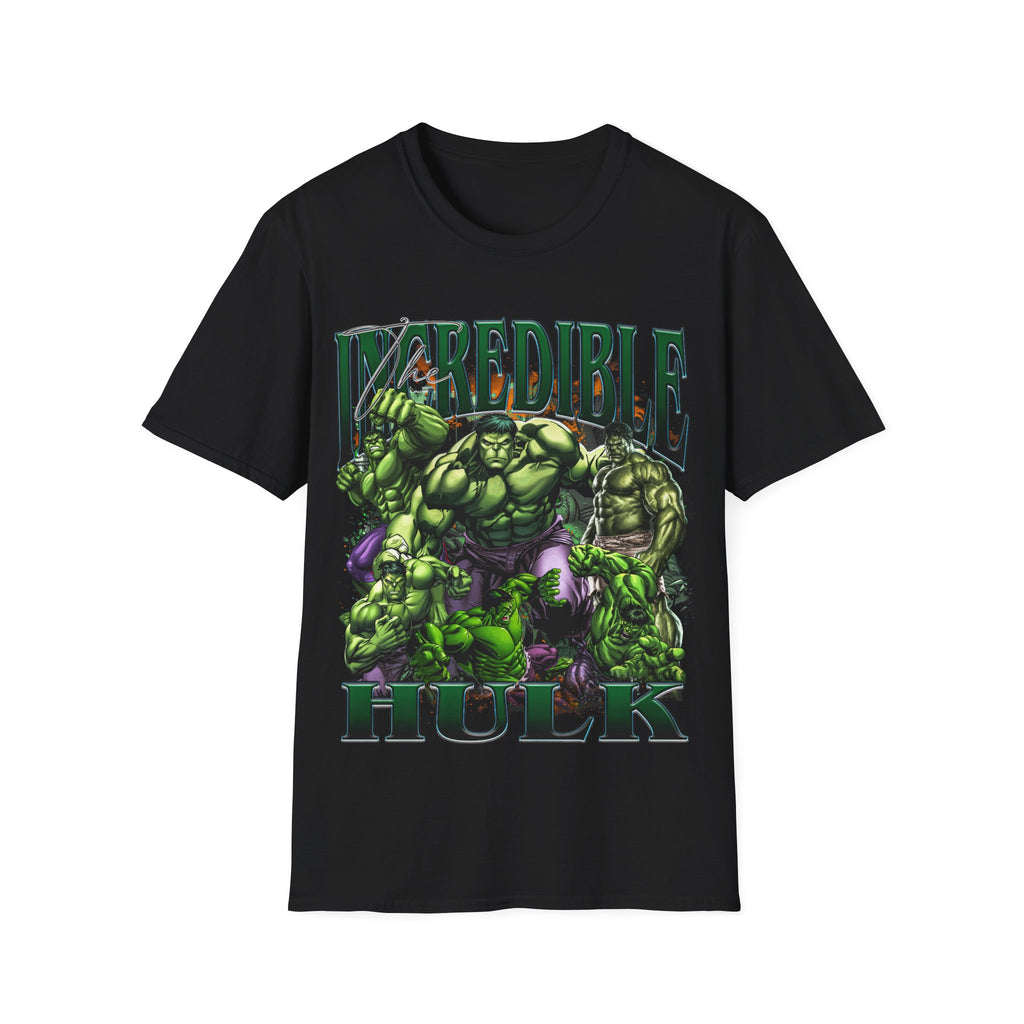 Vintage 90s Superheroes Bootleg Style T-Shirt, INCREDIBLE HULK Graphic Tee, Retro Superheroes Shirt Unisex Graphic Tee