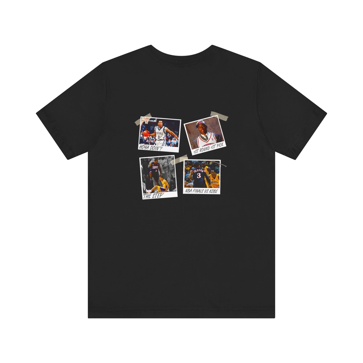 ALLEN IVERSON PREMIUM Dual Sided Unisex Jersey Short Sleeve Tee