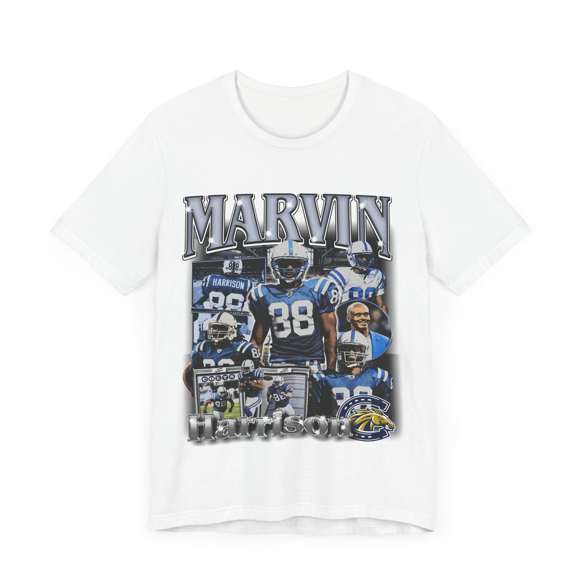 Vintage 90s Football Bootleg Style T-Shirt MARVIN HARRISON Unisex Graphic Tee