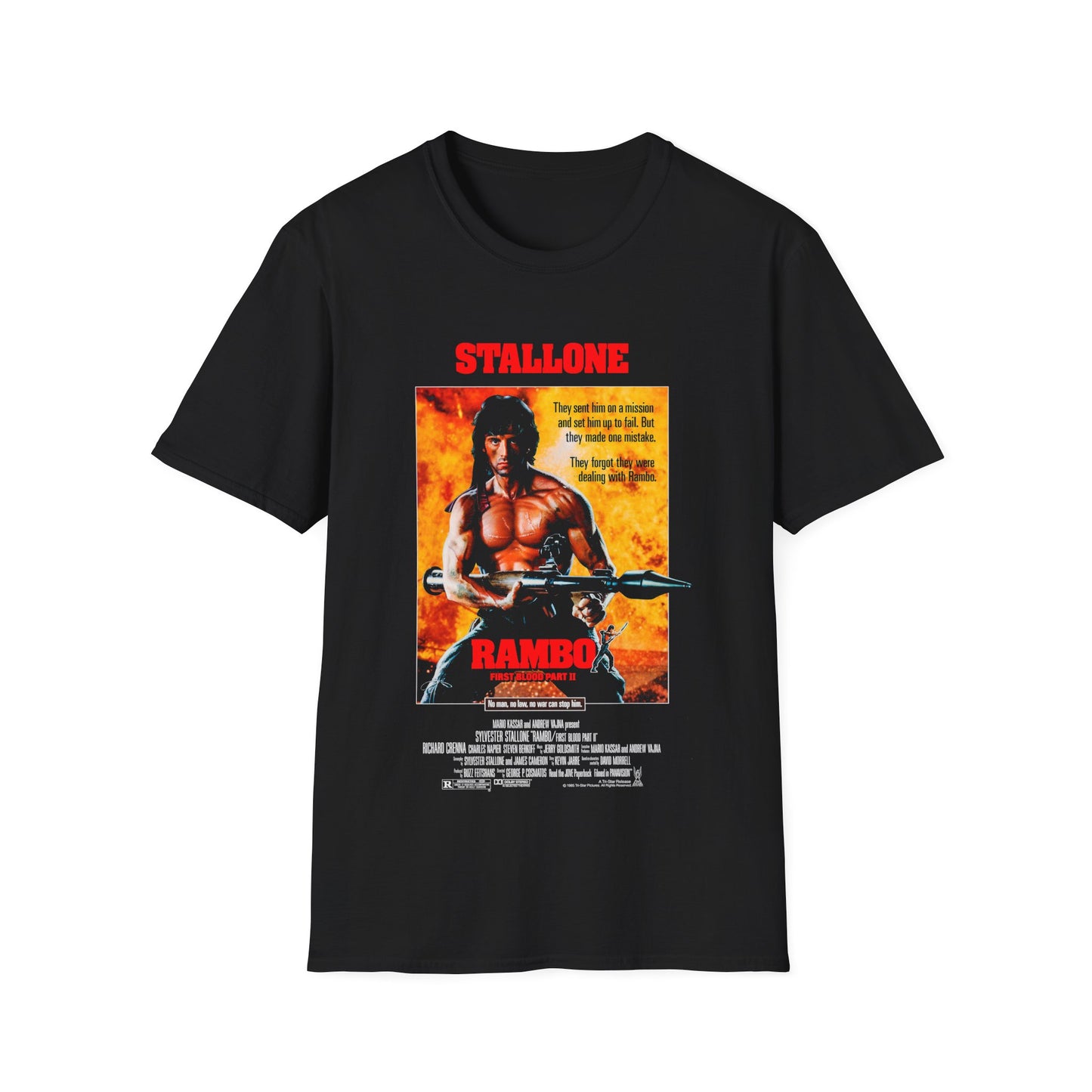 RAMBO POP CULTURE Unisex Softstyle T-Shirt