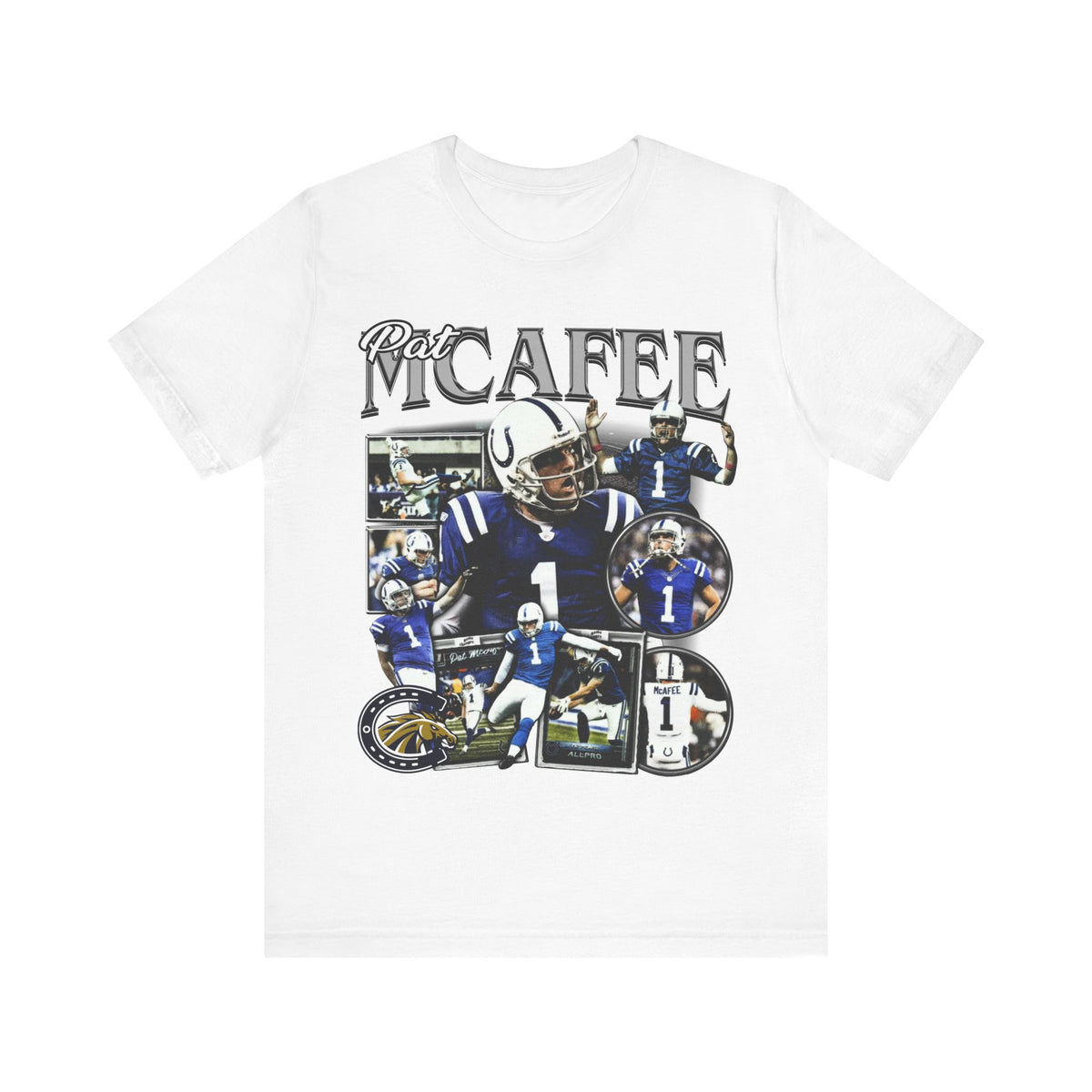 Vintage 90s Football Bootleg Style T-Shirt PAT MCAFEE Unisex Graphic Tee Shirt
