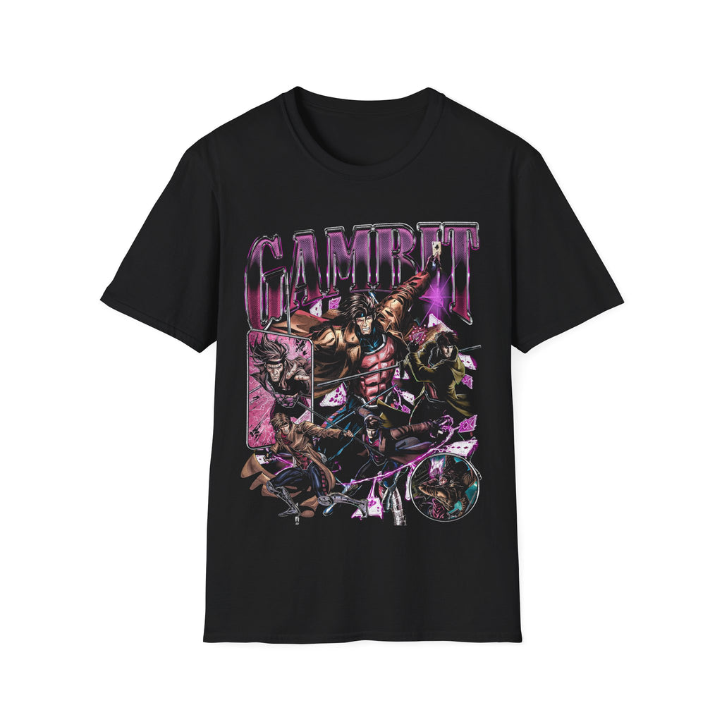 Vintage 90s Superheroes Bootleg Style T-Shirt, GAMBIT Retro Superheroes Shirt Unisex Graphic Tee