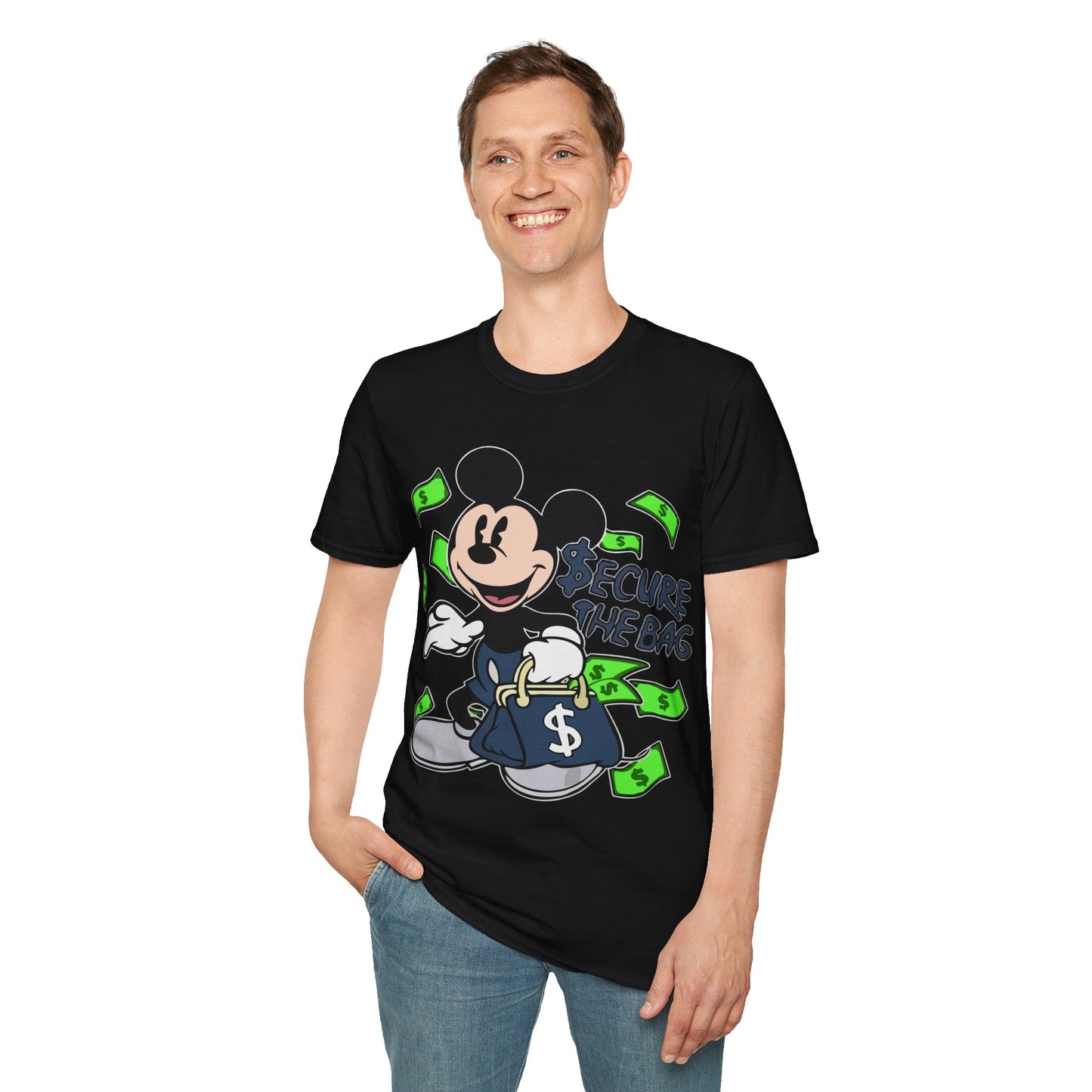 SECURE THE BAG PREMIUM STREETWEAR Unisex Softstyle T-Shirt