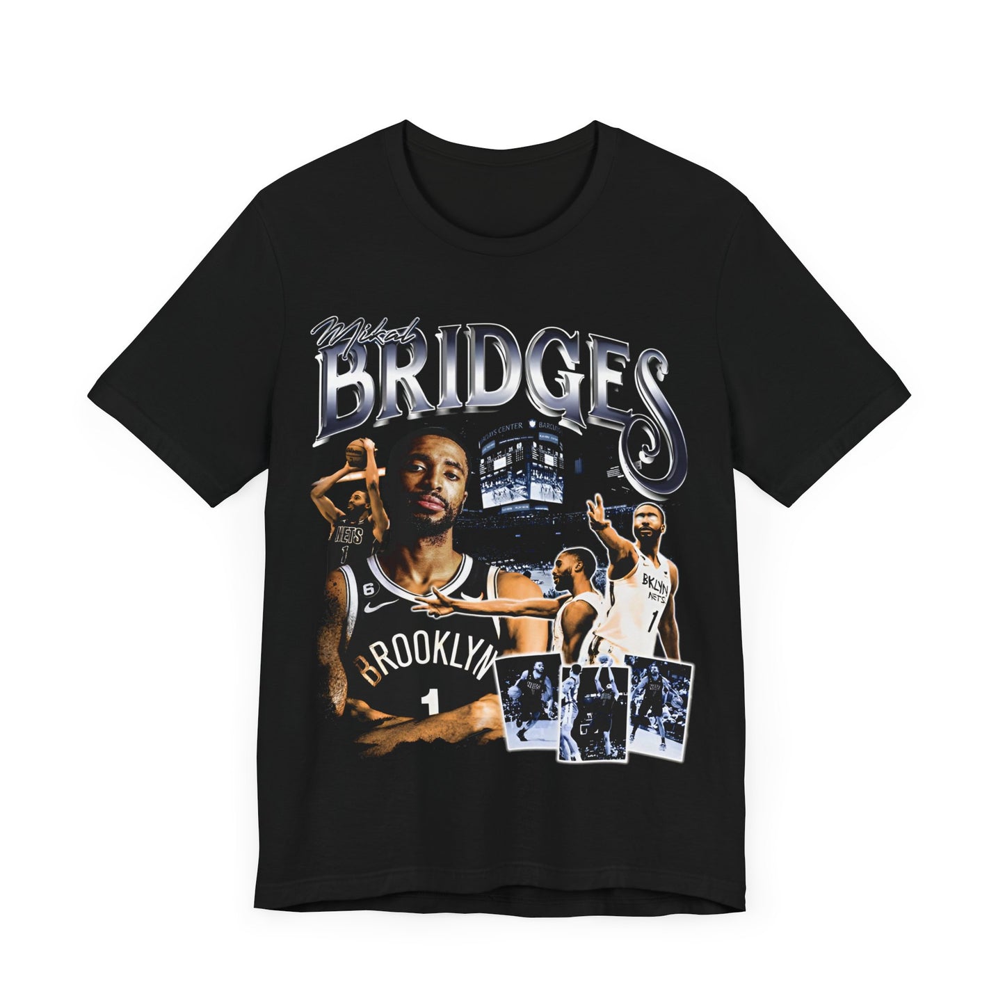 Vintage 90s Basketball Bootleg Style T-Shirt MIKAL BRIDGES Unisex Graphic Tee