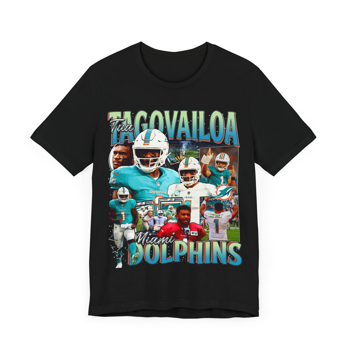 Vintage 90s Football Bootleg Style T-Shirt TUA TAGOVAILOA Unisex Graphic Tee