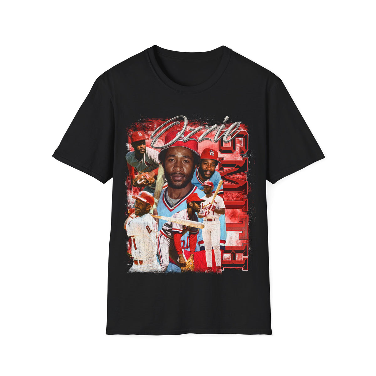 Vintage 90s Baseball Bootleg Style T-Shirt, OZZIE SMITH THE WIZARD Retro Baseball Shirt Unisex Graphic Tee