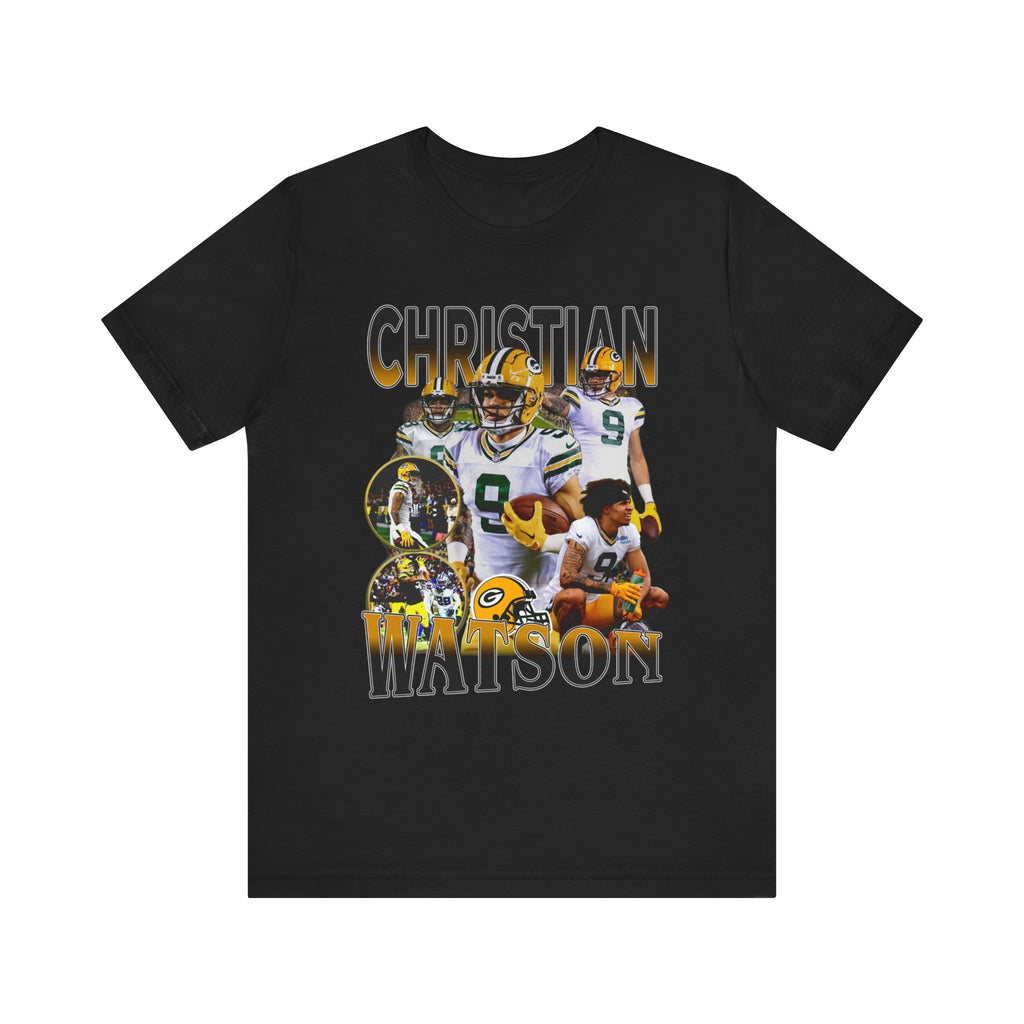 Vintage 90s Football Bootleg Style T-Shirt, CHRISTIAN WATSON Unisex Tee Shirt