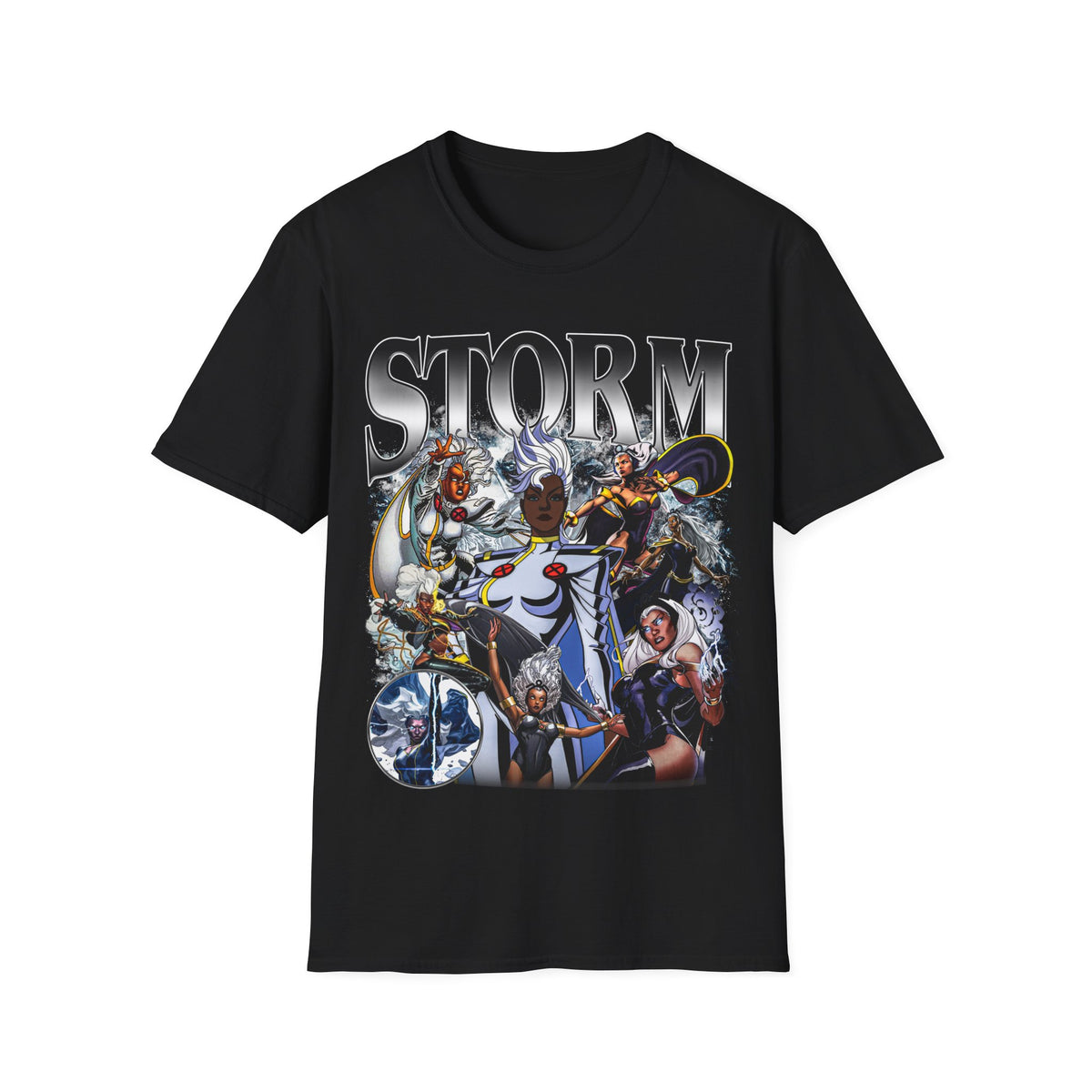 Vintage 90s Superheroes Bootleg Style T-Shirt, STORM Graphic Tee, Retro Superheroes Shirt Unisex Graphic Tee