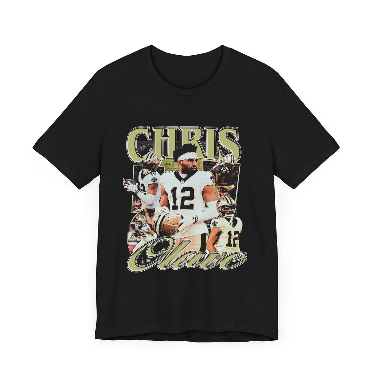 Vintage 90s Football Bootleg Style T-Shirt, CHRIS OLAVE Unisex Graphic Tee