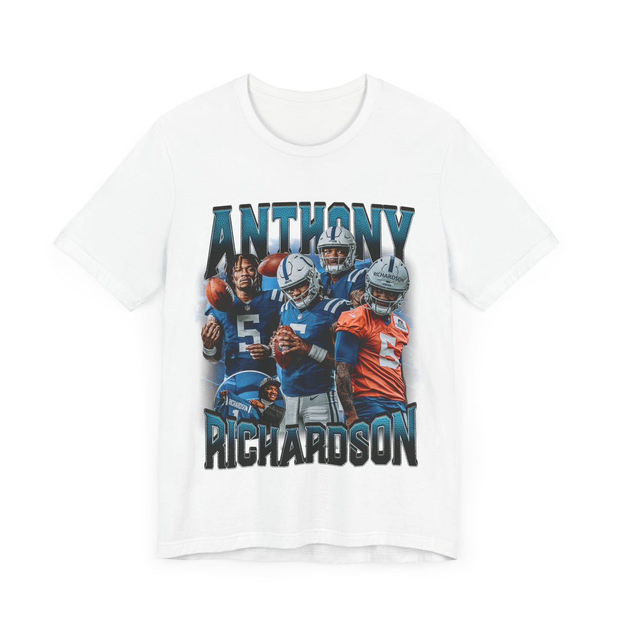 Vintage 90s Football Bootleg Style T-Shirt ANTHONY RICHARDSON Unisex Tee Shirt