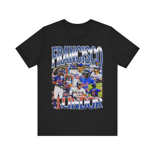 Vintage 90s Baseball Bootleg Style T-Shirt FRANCISCO LINDOR Unisex Graphic Tee