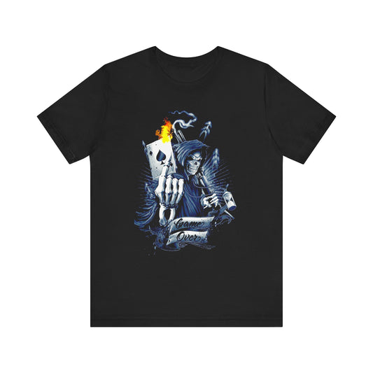 GAME OVER Unisex Jersey Short Sleeve Tee