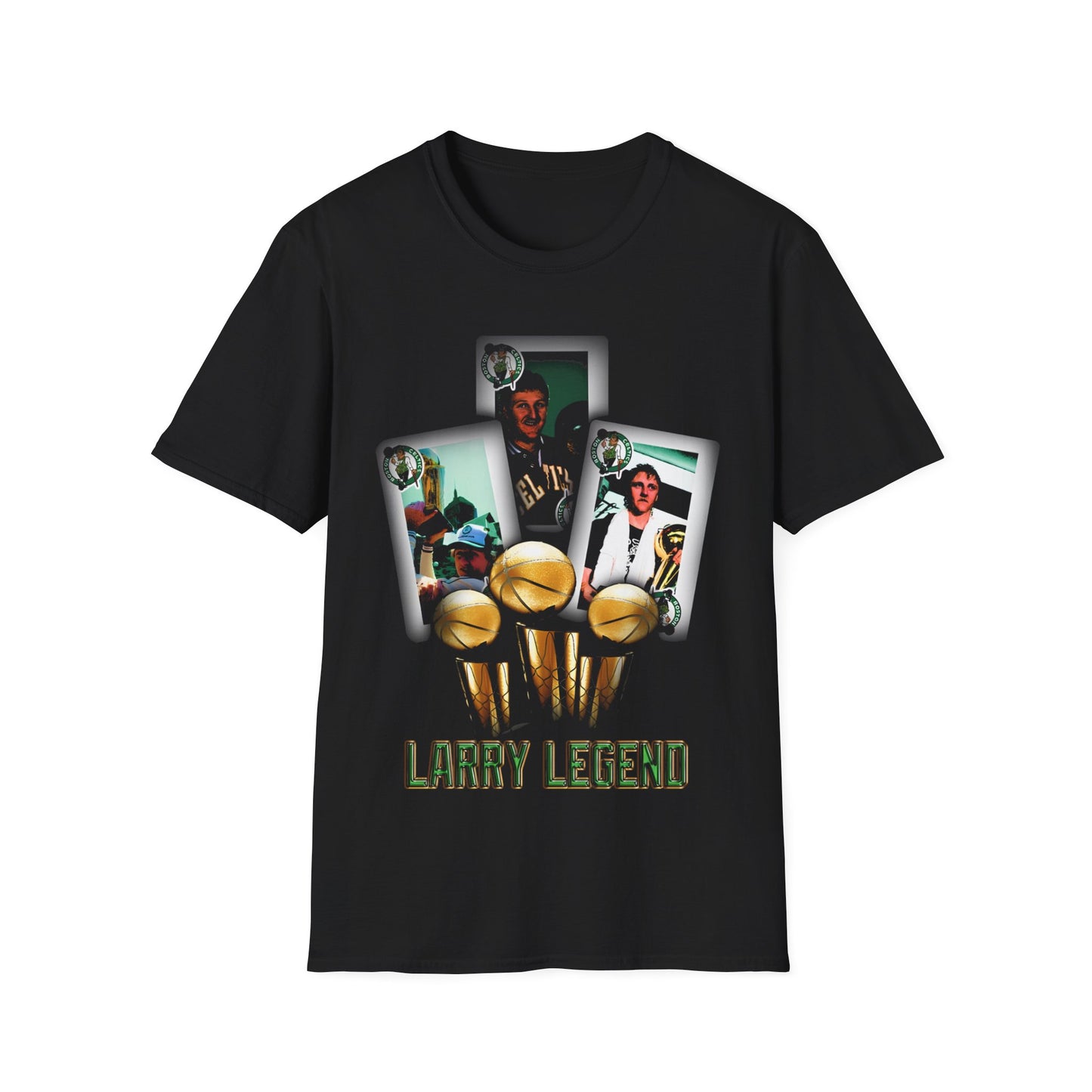 Vintage 90s Basketball Bootleg Style T-Shirt, LARRY BIRD TROPHY Retro Basketball Shirt Unisex Graphic Tee