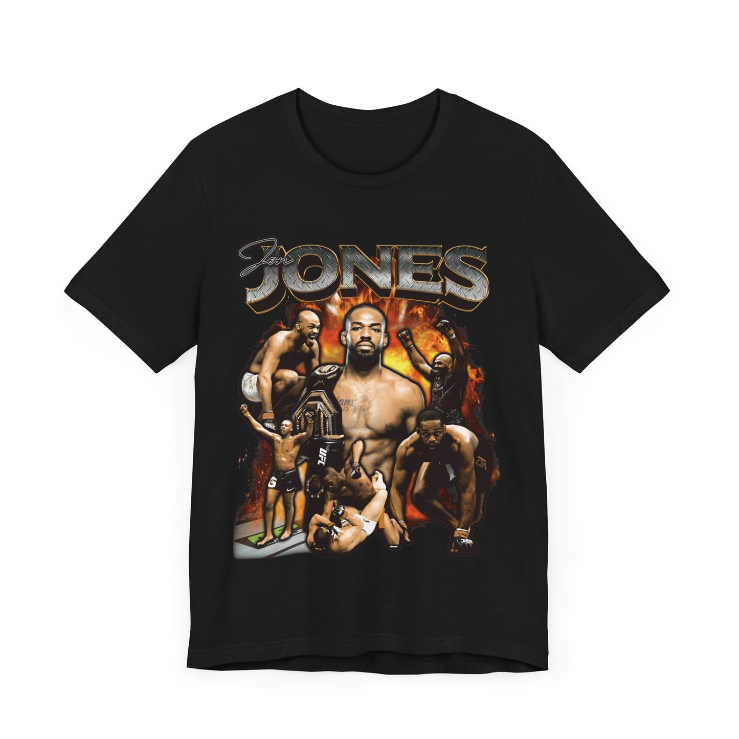 Vintage 90s Bootleg Style T-Shirt, Fighter JON BONES JONES Unisex Tee Shirt