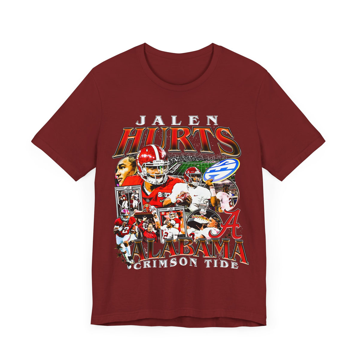 Vintage 90s Football Bootleg Style TShirt JALEN HURTS Unisex Graphic Tee Shirt