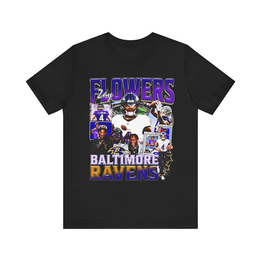 Vintage 90s Football Bootleg Style T-Shirt ZAY FLOWERS Unisex Graphic Tee Shirt