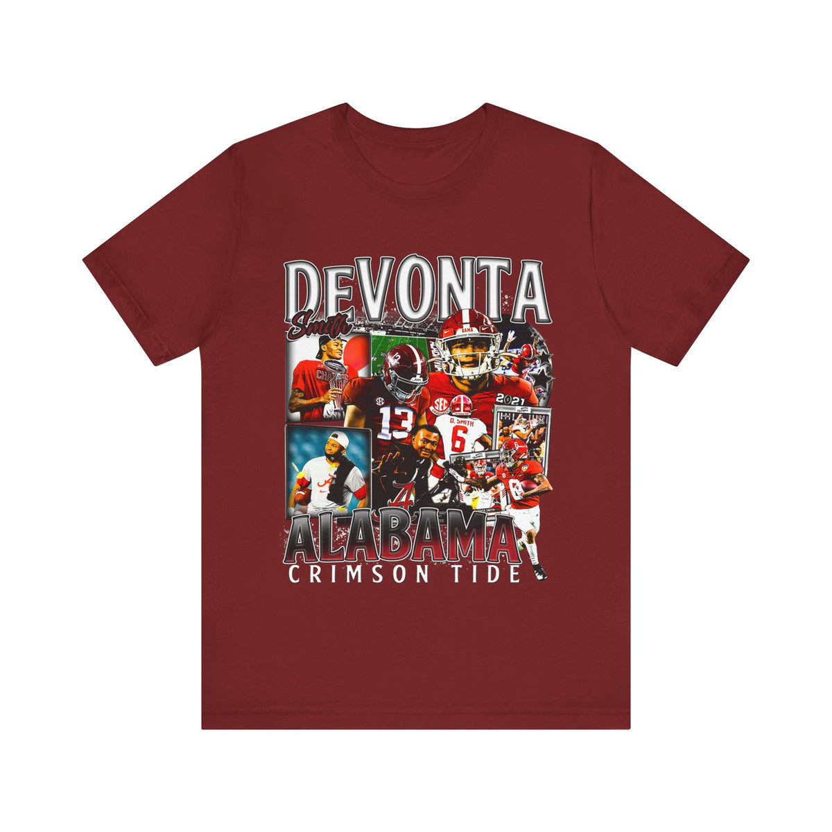 Vintage 90s Football Bootleg Style TShirt DEVONTA SMITH Unisex Graphic Tee Shirt