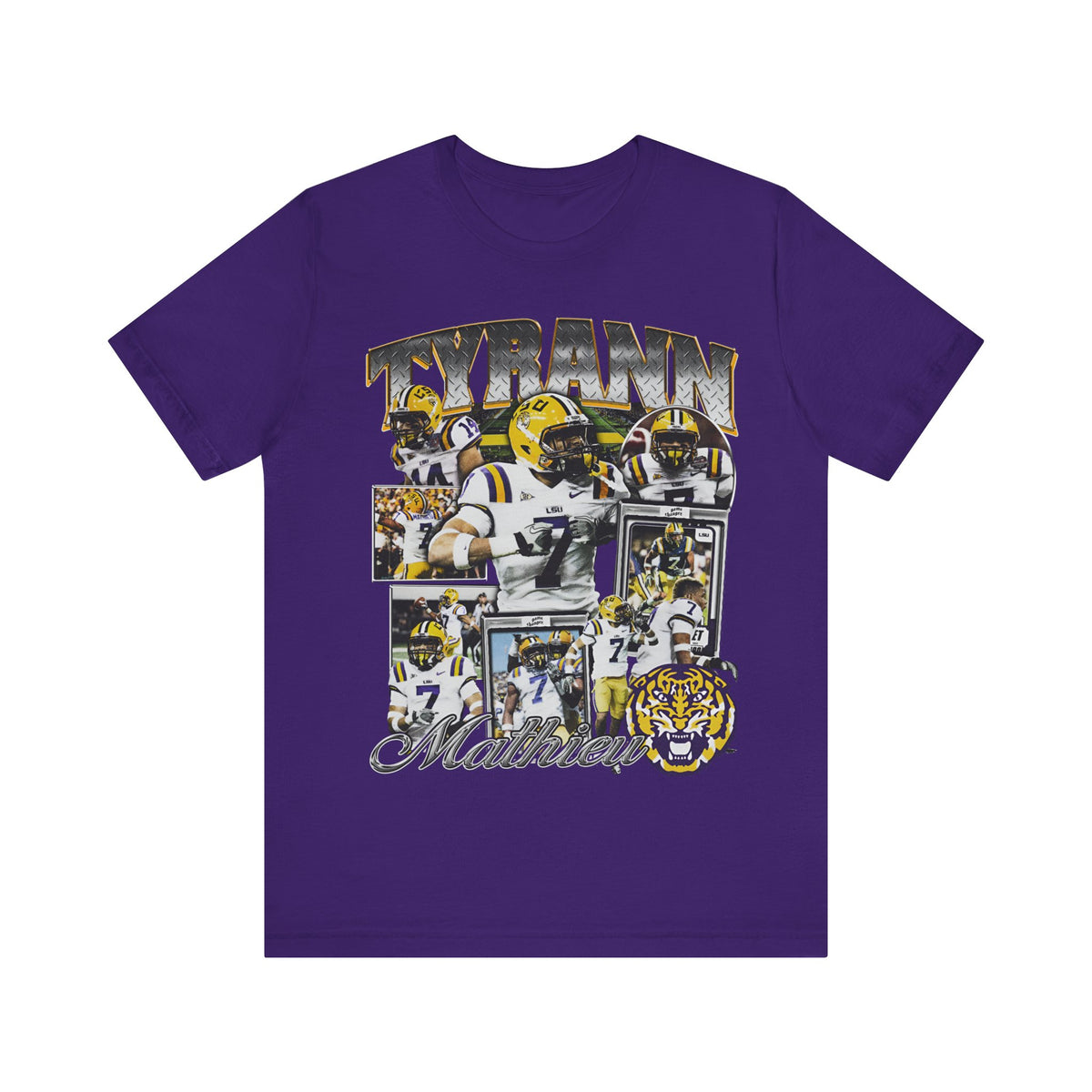 Vintage 90s Football Bootleg Style T-Shirt TYRANN MATHIEU Unisex Graphic Tee