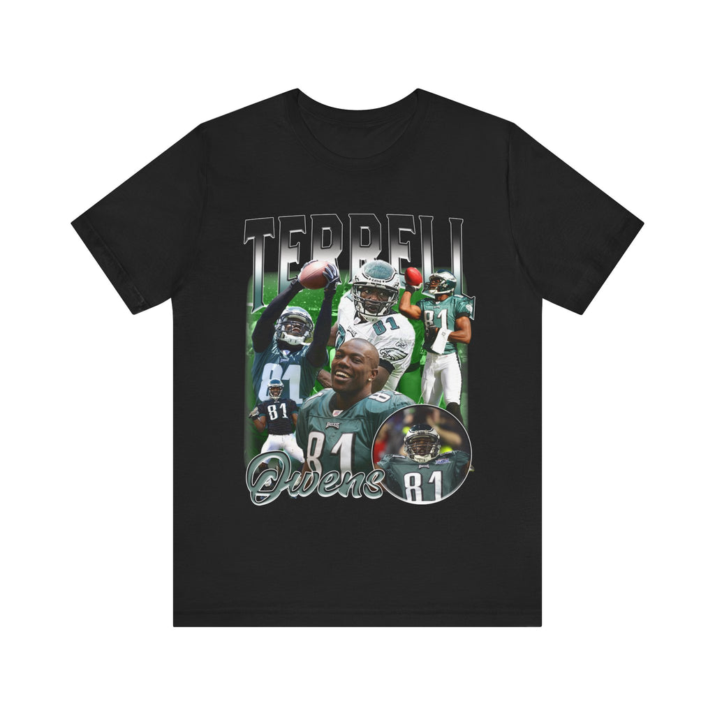 Vintage 90s Football Bootleg Style T-Shirt TERRELL OWENS Unisex Graphic Tee