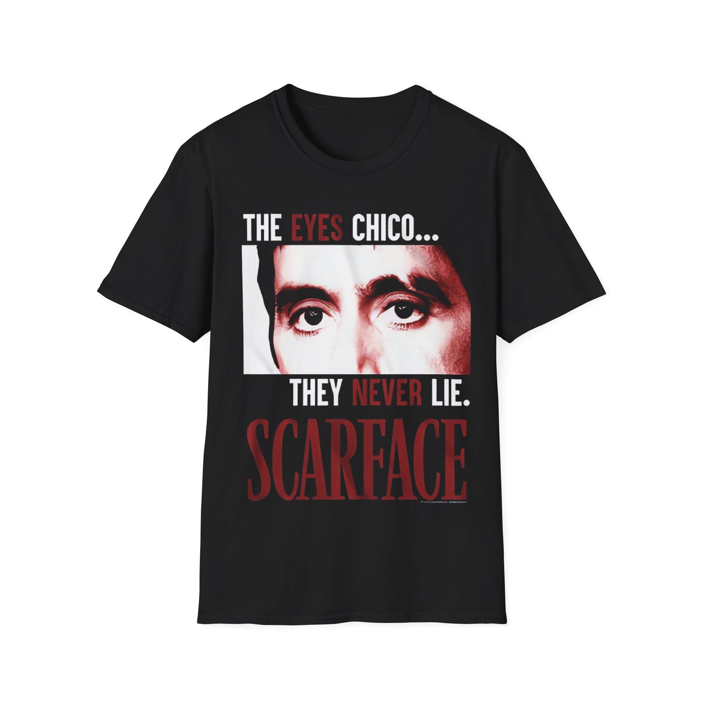 THE EYES SCARFACE POP CULTURE Unisex Softstyle T-Shirt