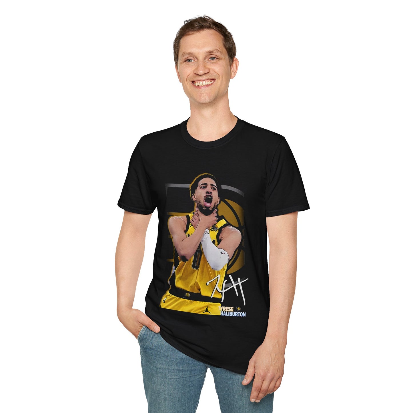 Vintage 90s Basketball Bootleg Style T-Shirt, TYRESE HALIBURTON CHOKE Retro Basketball Shirt Unisex Graphic Tee