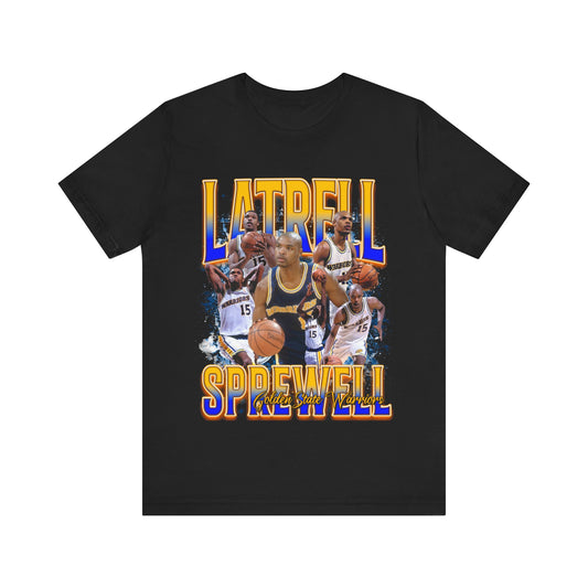 Vintage 90s Basketball Bootleg Style T-Shirt LATRELL SPREWELL Unisex Graphic Tee