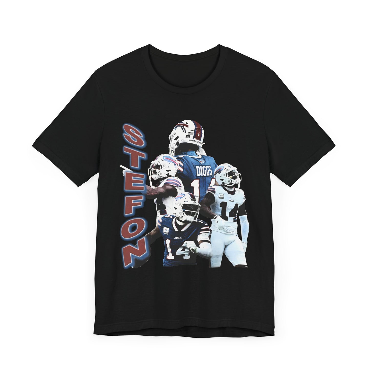 Vintage 90s Football Bootleg Style T-Shirt STEFON DIGGS Unisex Graphic Tee Shirt