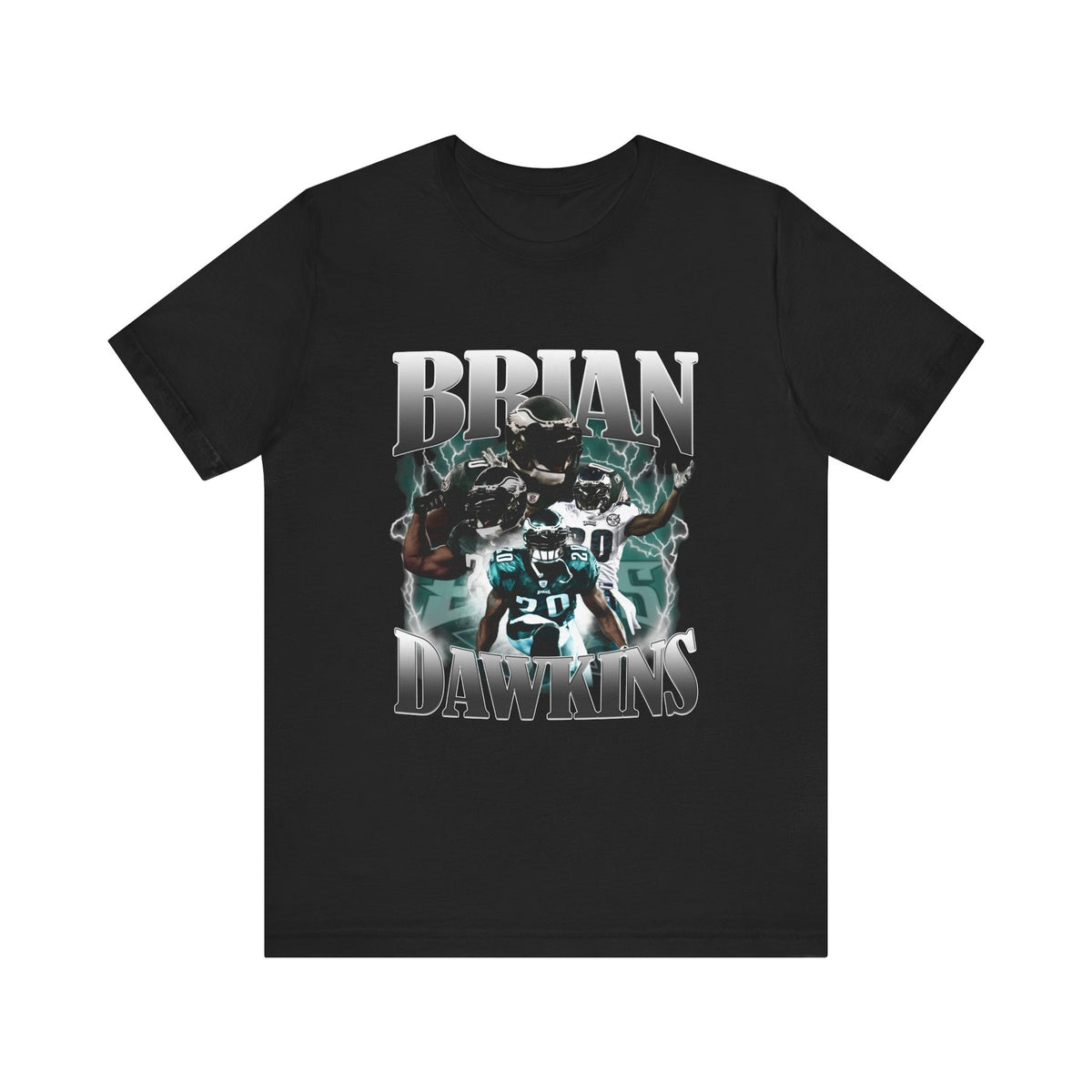 Vintage 90s Football Bootleg Style T-Shirt, BRIAN DAWKINS Unisex Tee Shirt