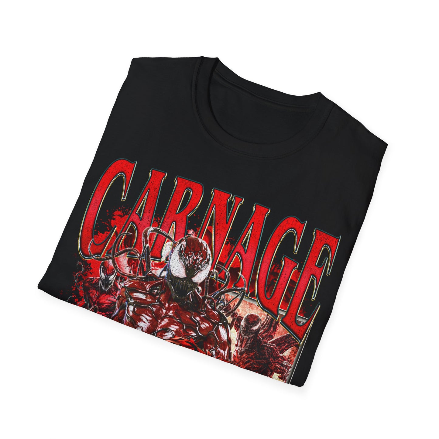 Vintage 90s Superheroes Bootleg Style T-Shirt, CARNAGE Graphic Tee, Retro Superheroes Shirt Unisex Graphic Tee