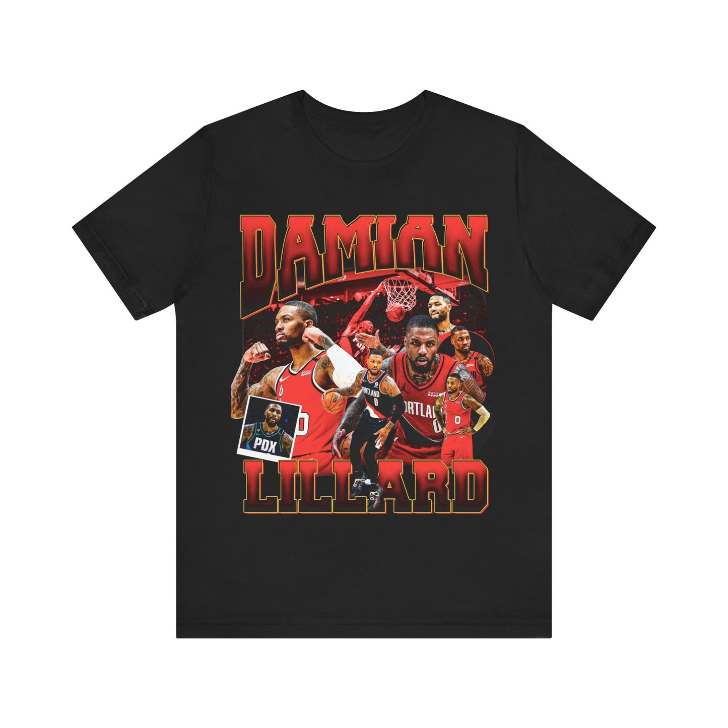 Vintage 90s Basketball Bootleg Style T-Shirt, DAME LILLARD Unisex Graphic Tee
