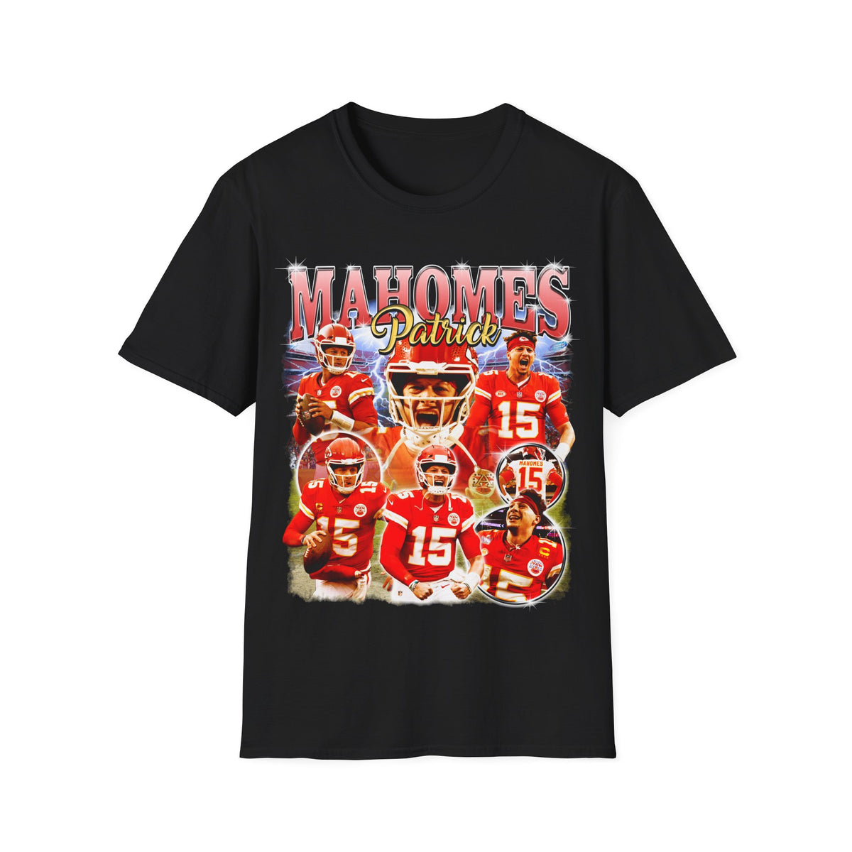 Vintage 90s Football Bootleg Style T-Shirt, PATRICK MAHOMES Vintage Graphic Tee, Retro Football Shirt Unisex Graphic Tee Shirt