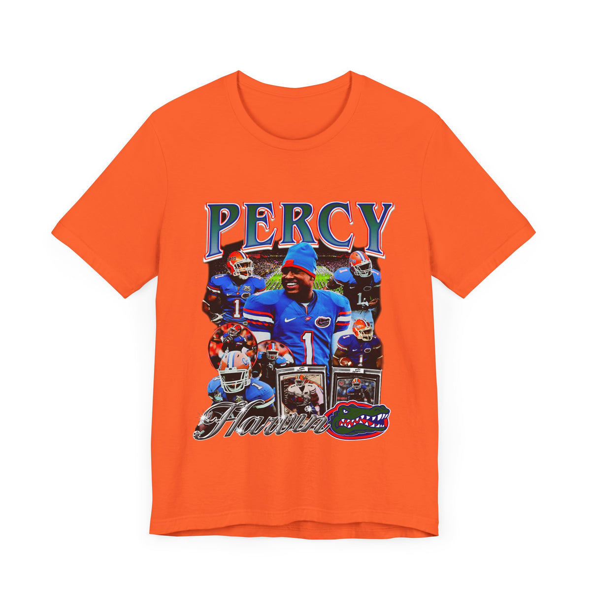 Vintage 90s Football Bootleg Style TShirt PERCY HARVIN Unisex Graphic Tee Shirt