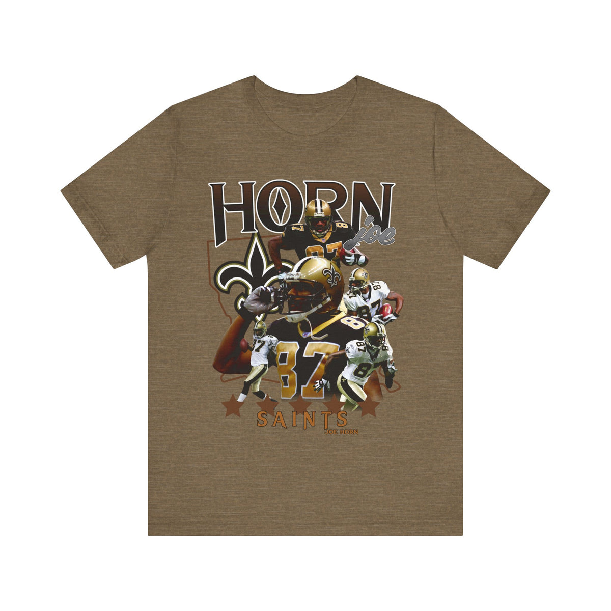 Vintage 90s Football Bootleg Style TShirt JOE HORN Retro Unisex Graphic Tee