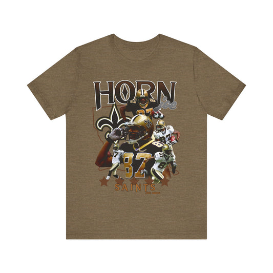 Vintage 90s Football Bootleg Style TShirt JOE HORN Retro Unisex Graphic Tee