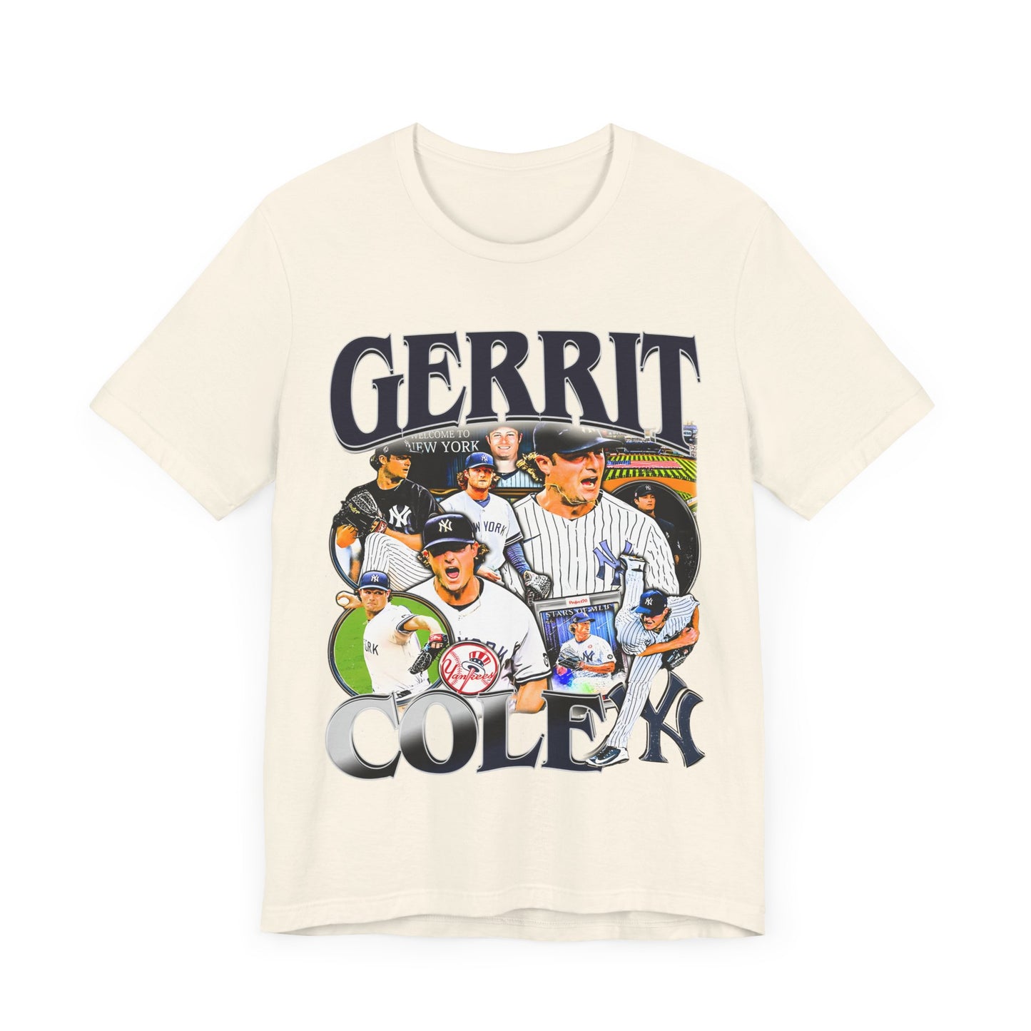 Vintage 90s Baseball Bootleg Style T-Shirt GERRIT COLE Unisex Graphic Tee Shirt