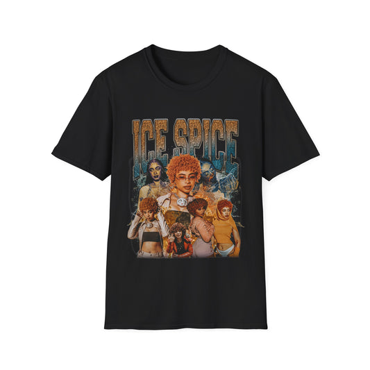 Vintage 90s Rap Bootleg Style T-Shirt, ICE SPICE Vintage Graphic Tee, Retro Rap Shirt Unisex Graphic Tee Shirt