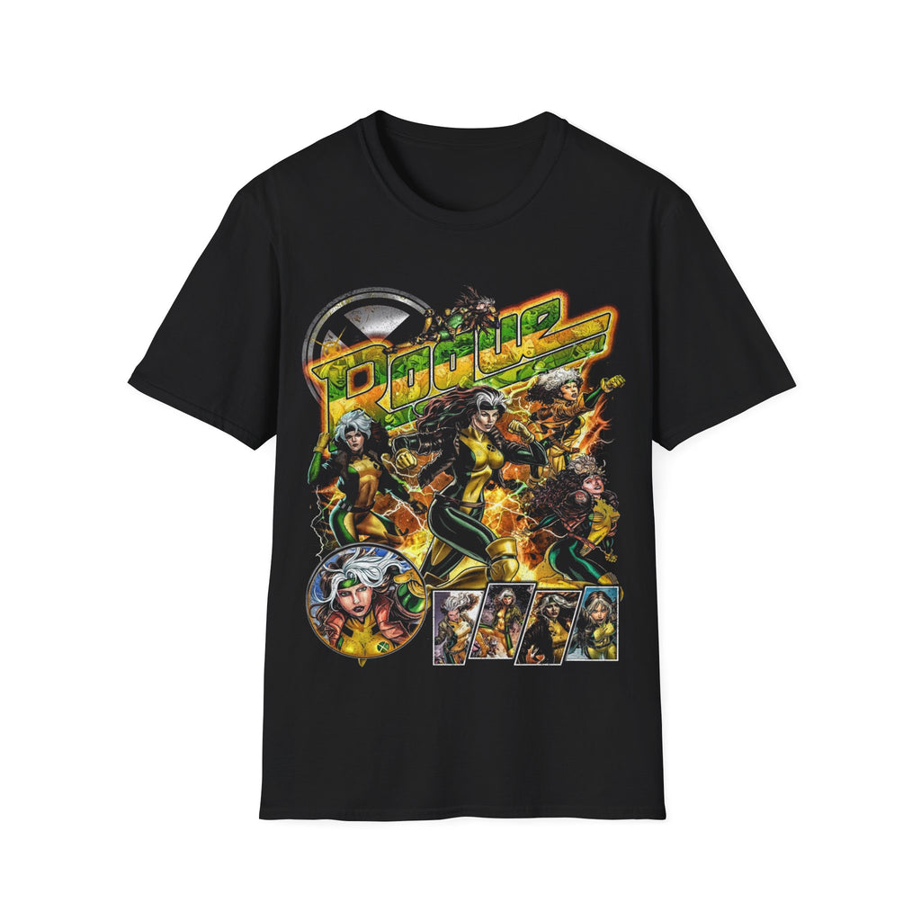 Vintage 90s Superheroes Bootleg Style T-Shirt, ROGUE Retro Superheroes Shirt Unisex Graphic Tee
