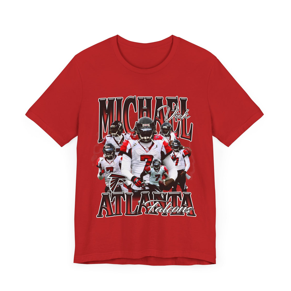 Vintage 90s Football Bootleg Style T-Shirt MICHAEL VICK Unisex Graphic Tee Shirt