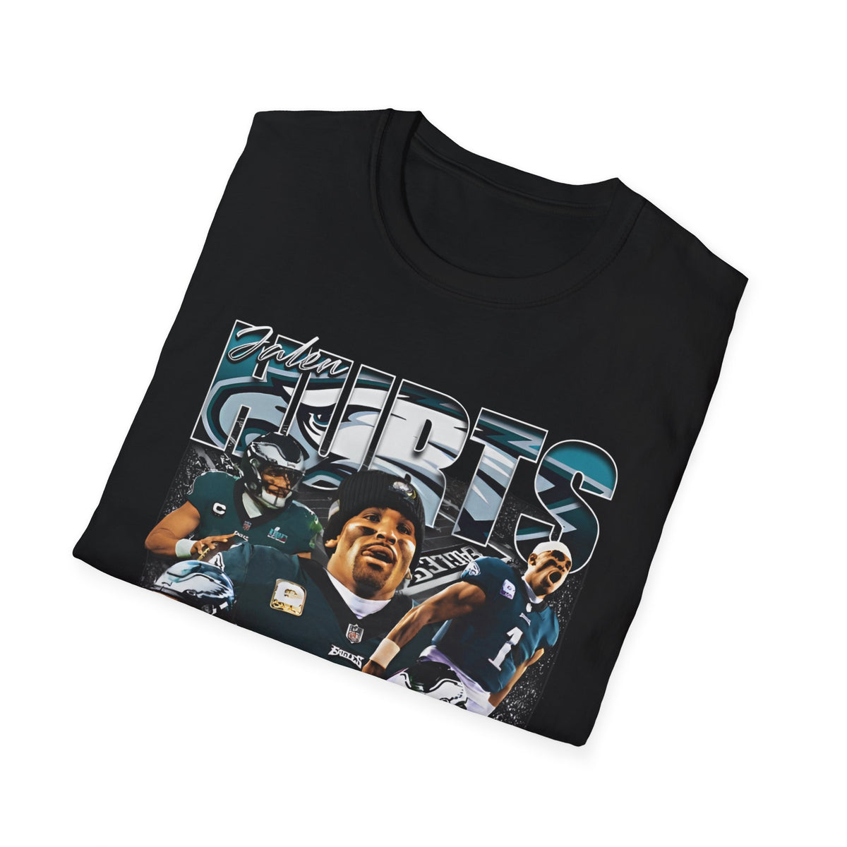 Vintage 90s Football Bootleg Style T-Shirt, JALEN HURTS Vintage Graphic Tee, Retro Football Shirt Unisex Graphic Tee Shirt