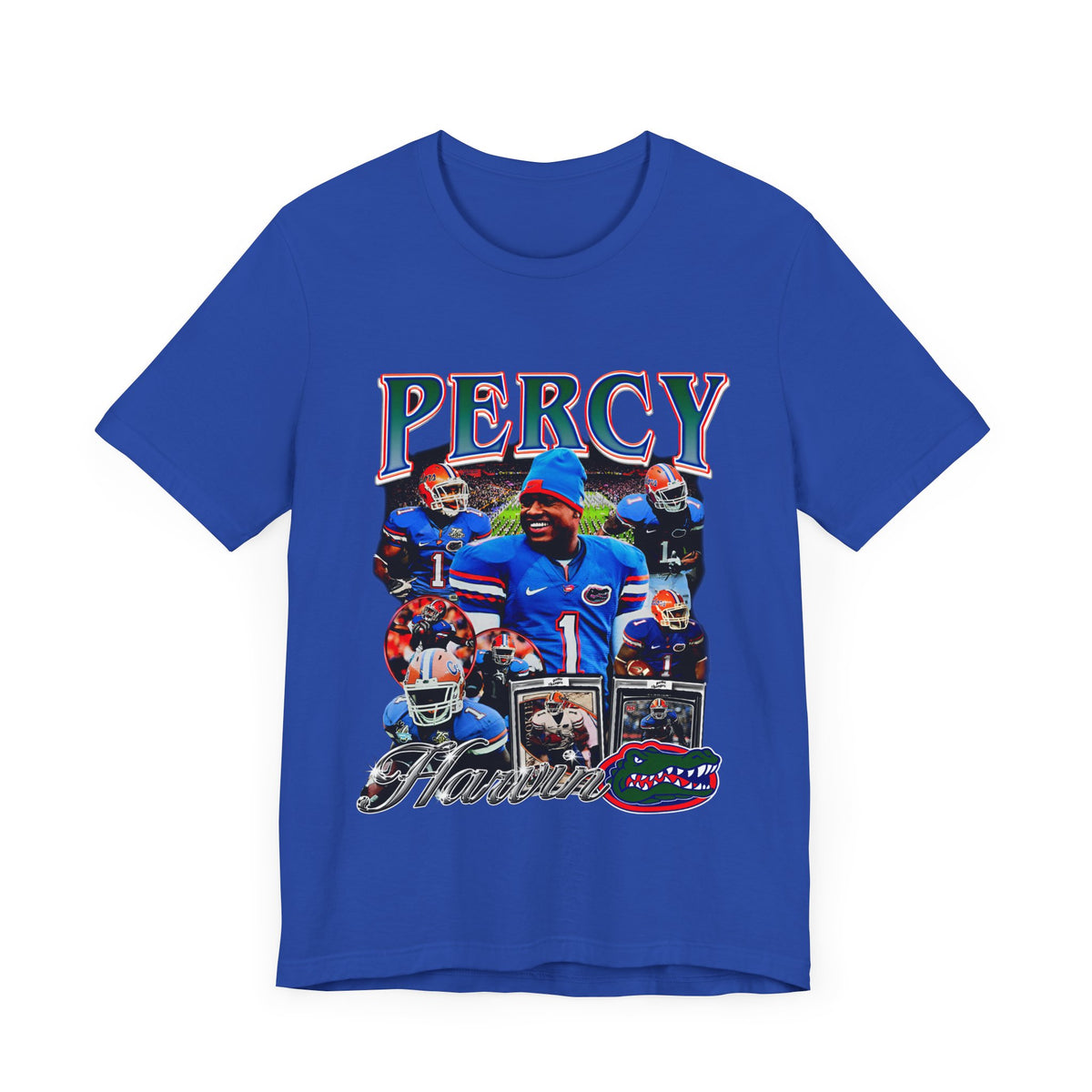Vintage 90s Football Bootleg Style TShirt PERCY HARVIN Unisex Graphic Tee Shirt