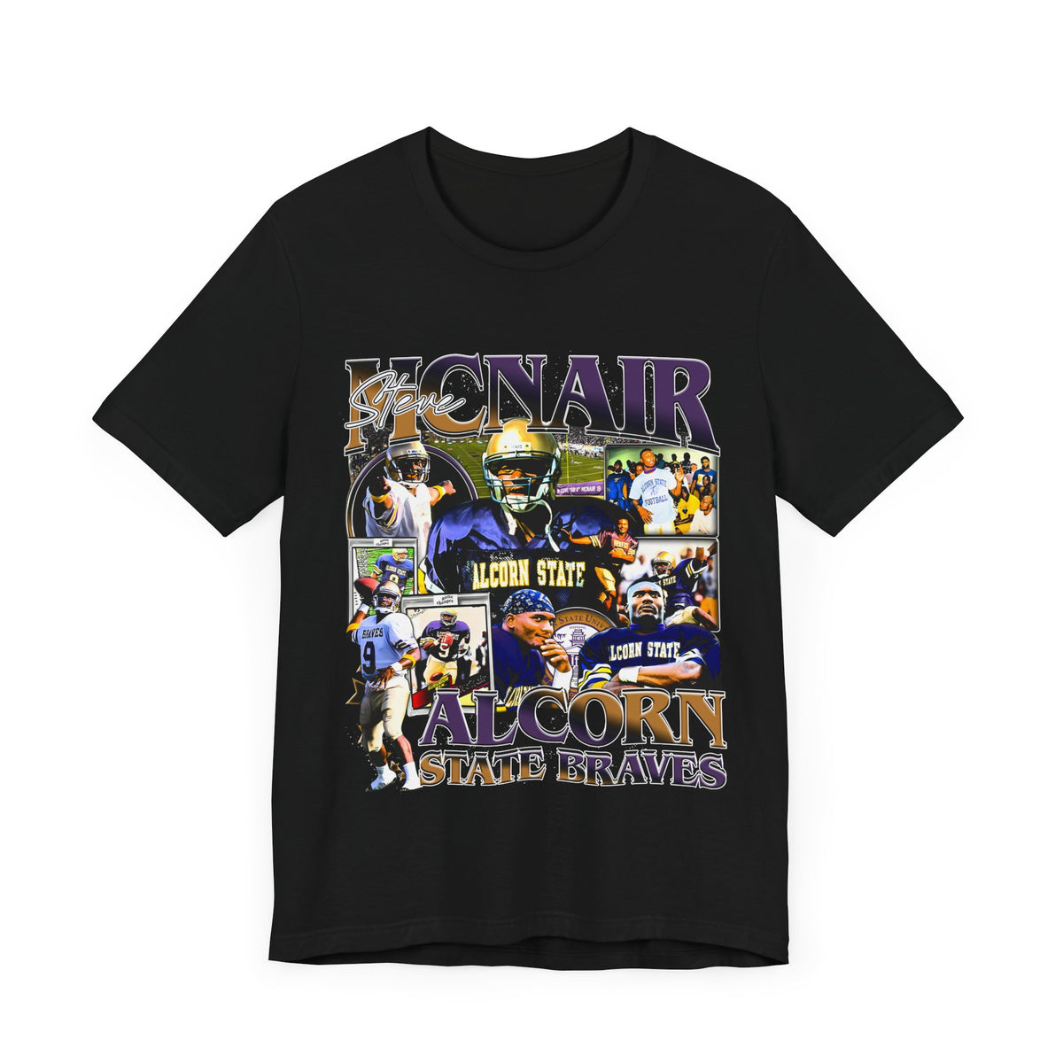 Vintage 90s Football Bootleg Style TShirt STEVE MCNAIR Unisex Graphic Tee Shirt