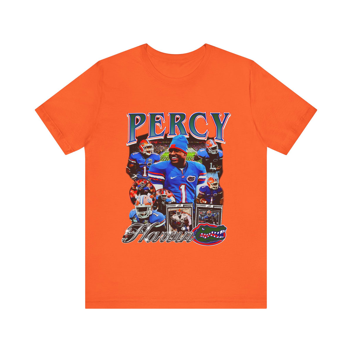 Vintage 90s Football Bootleg Style TShirt PERCY HARVIN Unisex Graphic Tee Shirt