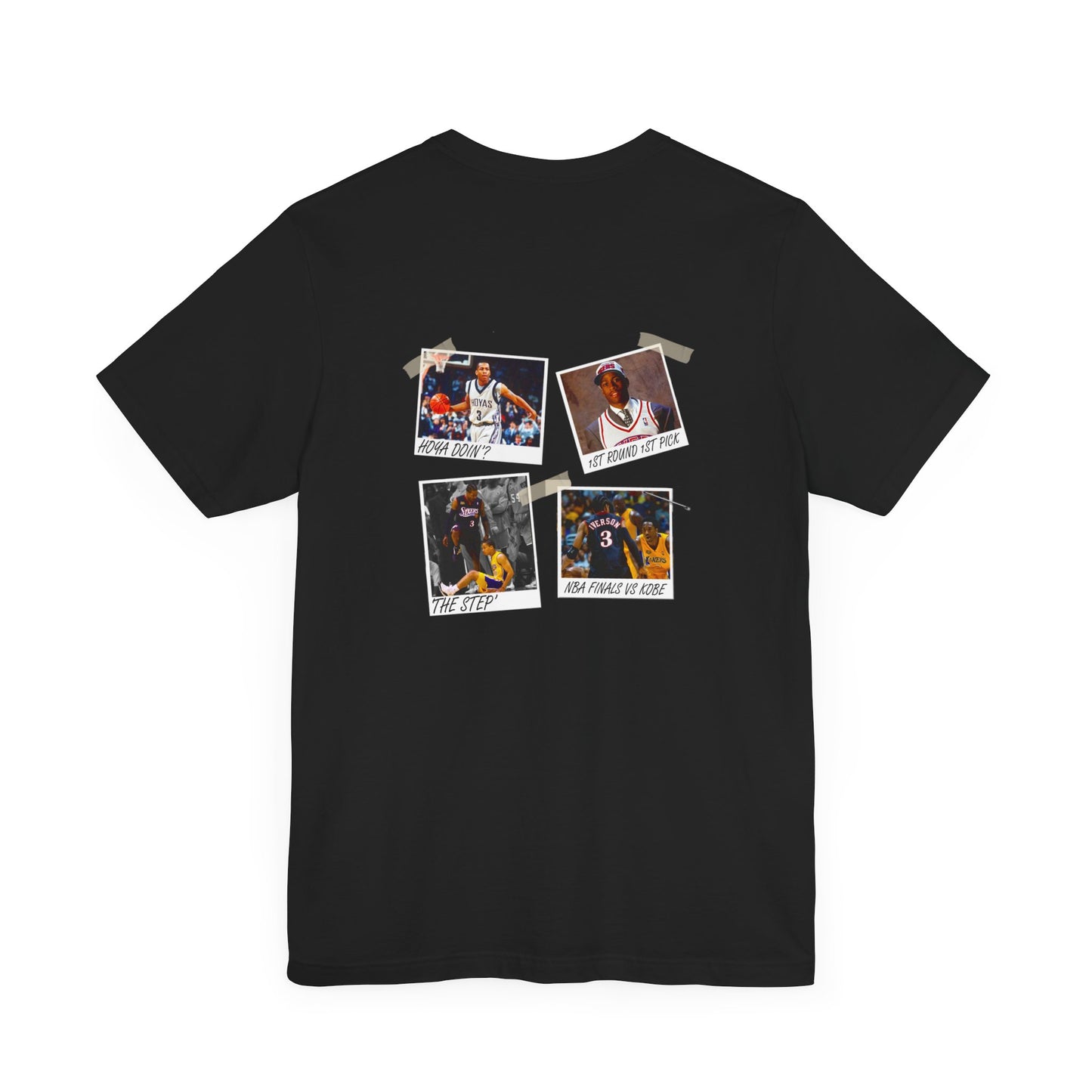 ALLEN IVERSON PREMIUM Dual Sided Unisex Jersey Short Sleeve Tee