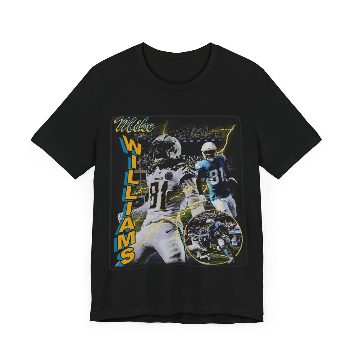 Vintage 90s Football Bootleg Style TShirt MIKE WILLIAMS 90s Unisex Graphic Tee