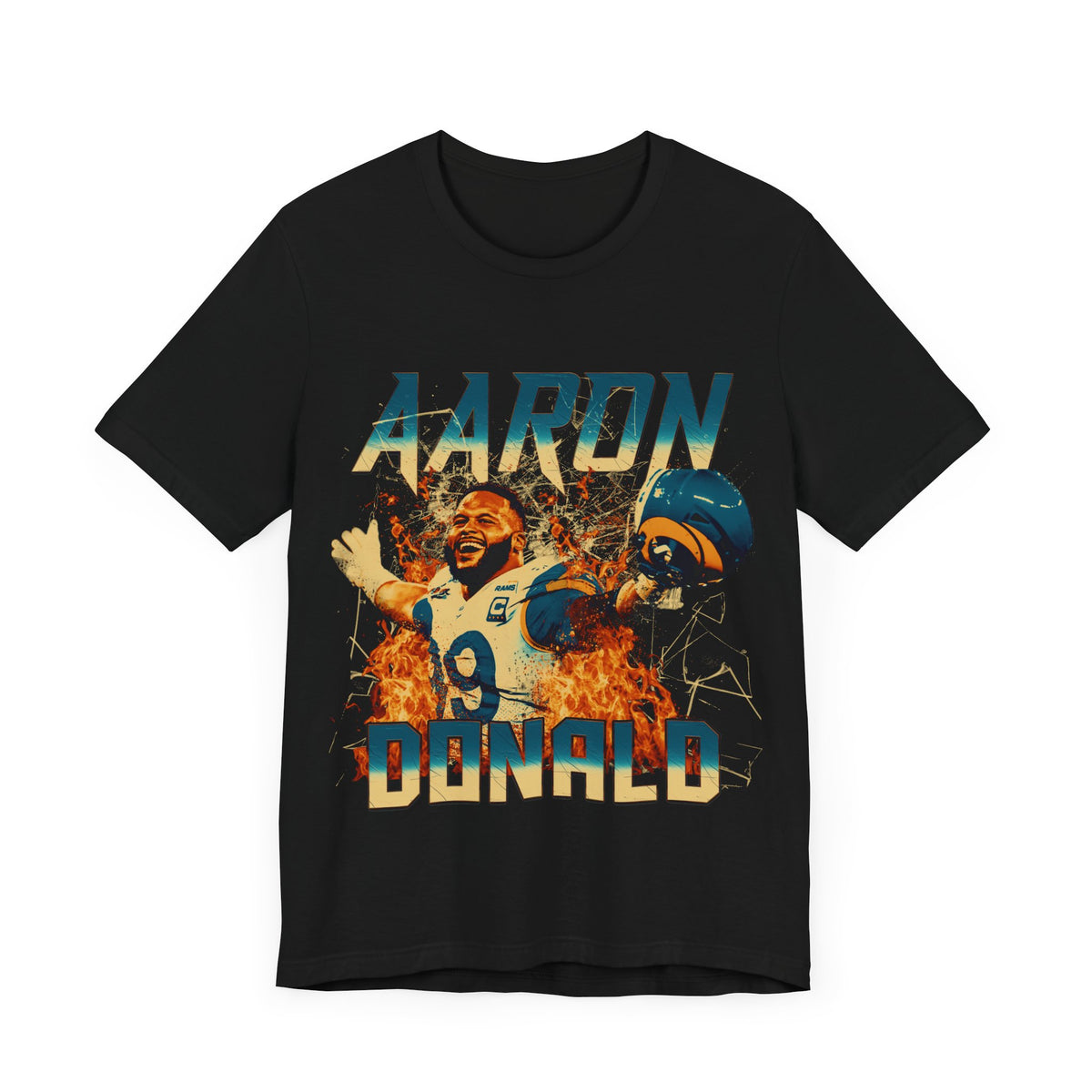 Vintage 90s Football Bootleg Style T-Shirt AARON DONALD Unisex Tee Shirt