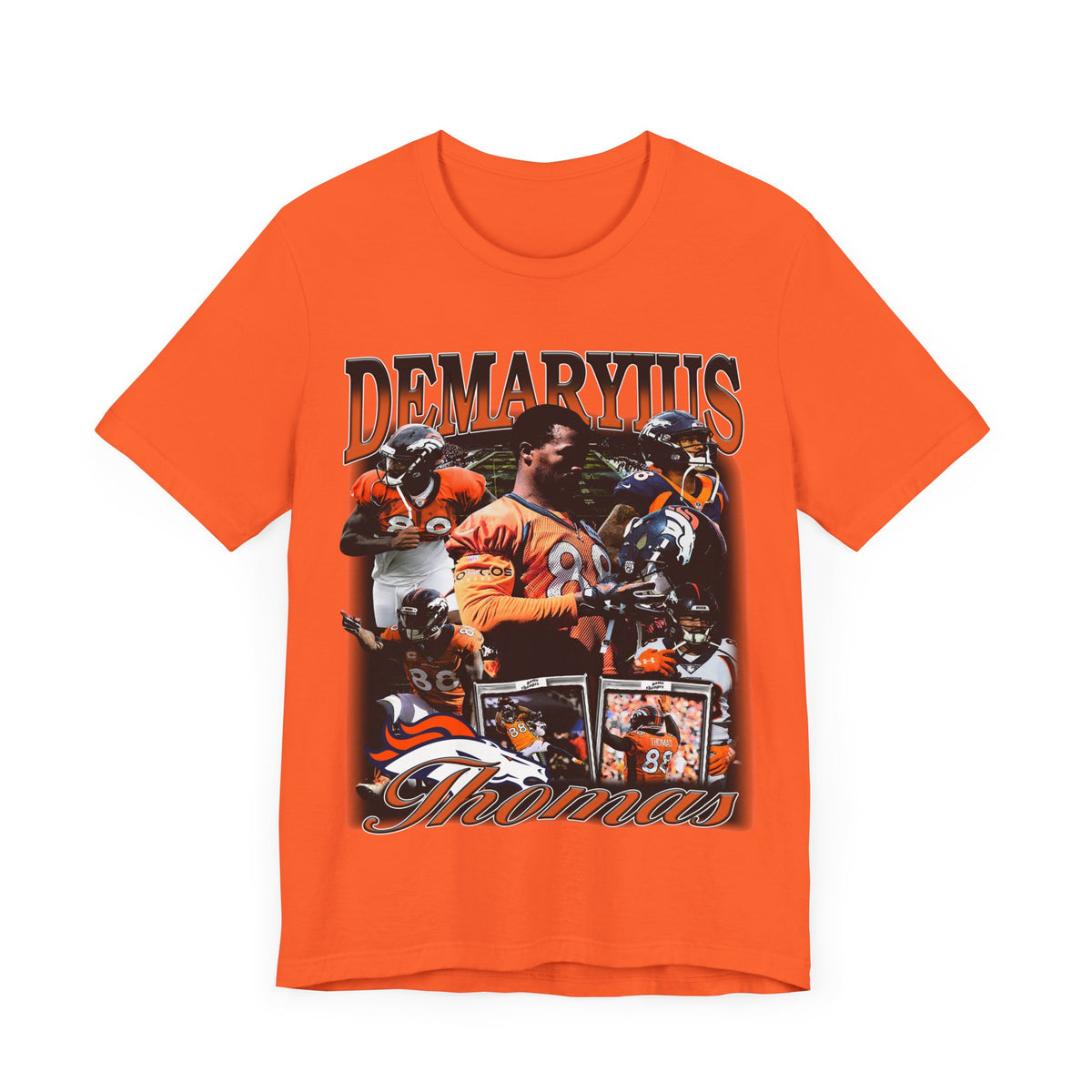 Vintage 90s Football Bootleg Style TShirt DEMARYIUS THOMAS Unisex Graphic Tee
