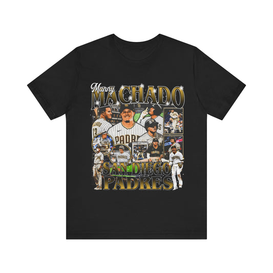 Vintage 90s Baseball Bootleg Style T-Shirt MANNY MACHADO 90s Unisex Graphic Tee