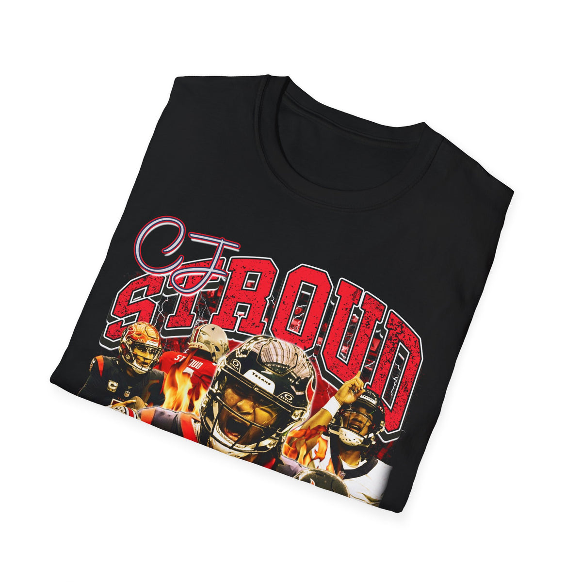 Vintage 90s Football Bootleg Style T-Shirt, CJ STROUD TEXAN Vintage Graphic Tee, Retro Football Shirt Unisex Graphic Tee Shirt