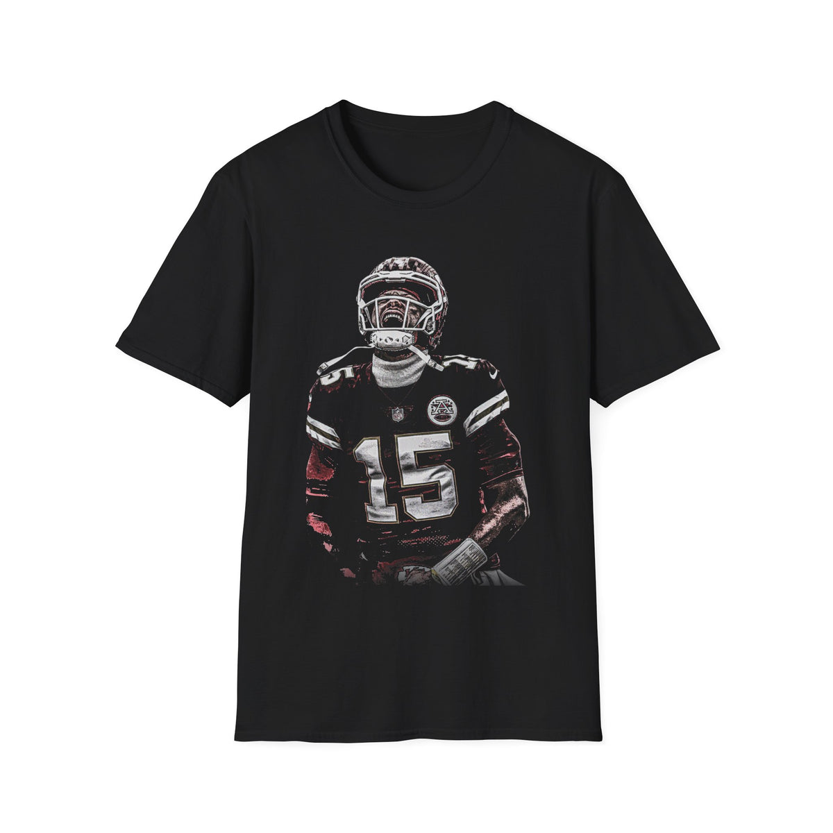 Vintage 90s Football Bootleg Style T-Shirt, MAHOMES SCREAM Vintage Graphic Tee, Retro Football Shirt Unisex Graphic Tee Shirt