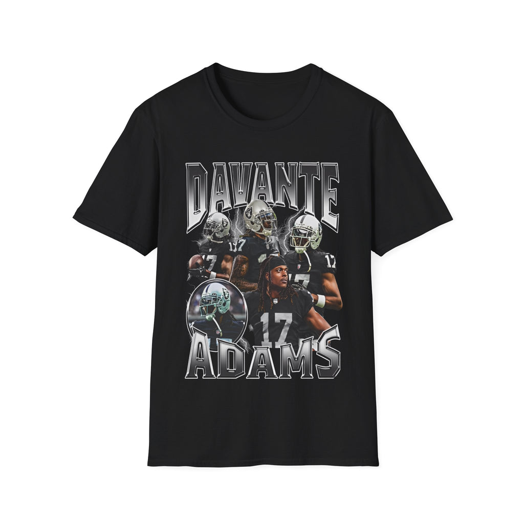 Vintage 90s Football Bootleg Style T-Shirt, DAVANTE ADAMS RAIDER Vintage Graphic Tee, Retro Football Shirt Unisex Graphic Tee Shirt